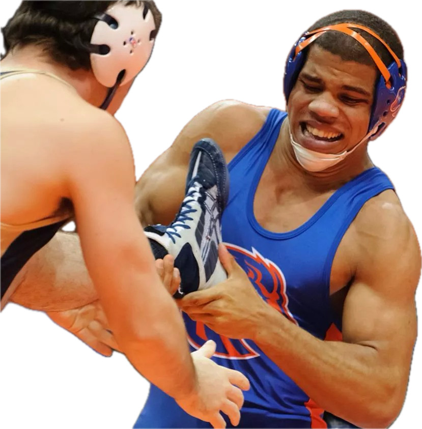 Cody Dixon wrestling for Boise State